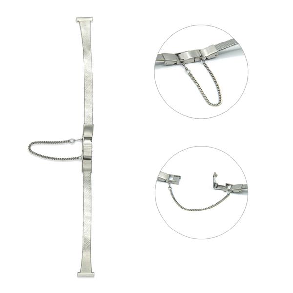 Watch strap with safety chain - Philios