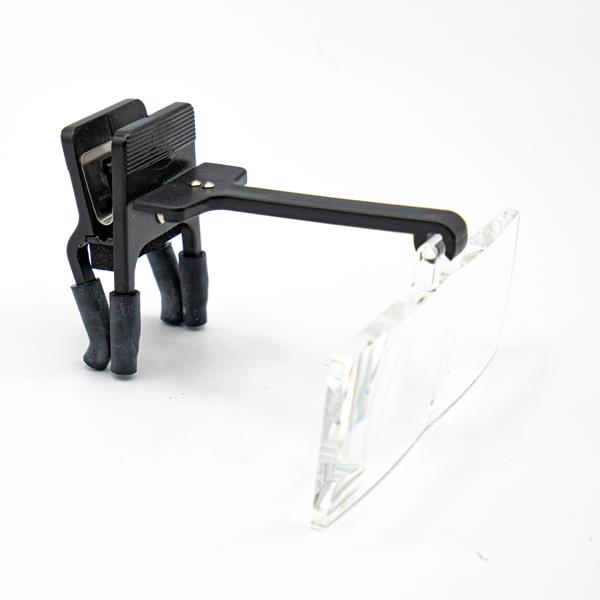 Clip on brilloep met 3 vergrootglazen - Philios