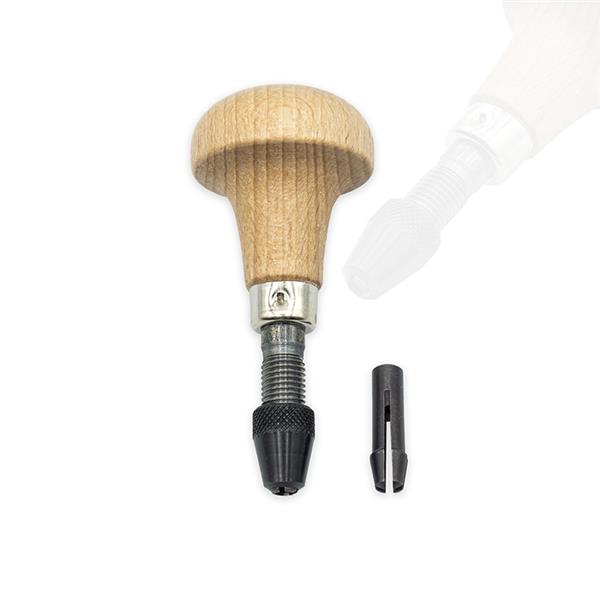 Holder for beading tool with handle and 2 chucks - Philios