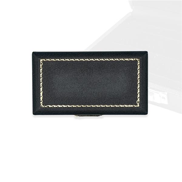 box for weddingsrings - black wide - Philios