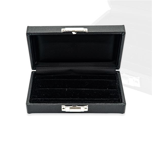 box for weddingsrings - black wide - Philios
