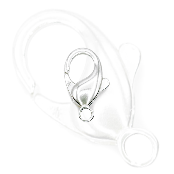 Jewelers Spare parts: Jewel claps silver , Mousquetons