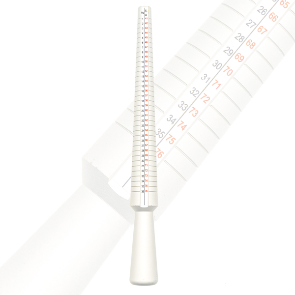 Jewelers Measuring instruments: Ring measuring stick
