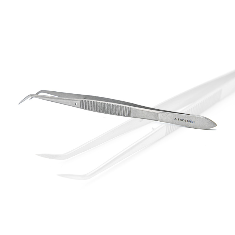 Juweliers Pincetten: Pincet gebogen bek