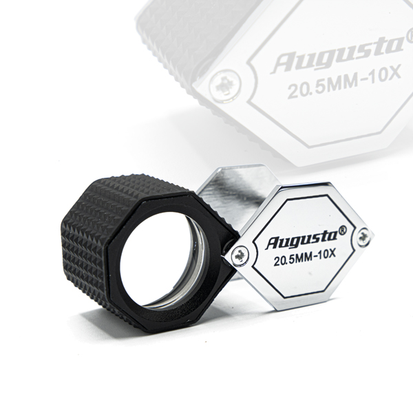 Diamantairs handloep: Augusta triplet loep 10x 20.5mm
