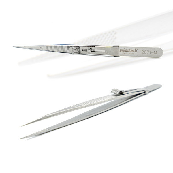 Juweliers Pincetten: Pincet met klem
