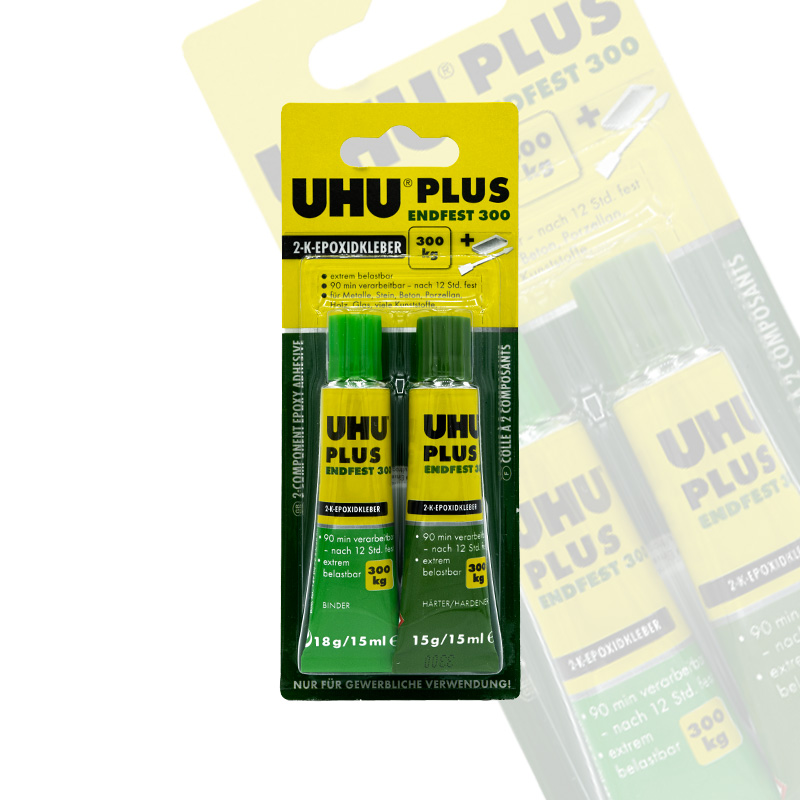 Divers Lijm: UHU plus 2 Componentenlijm (groen)