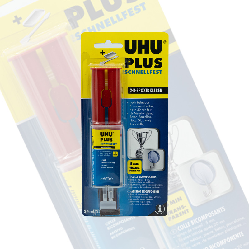 Divers Lijm: UHU plus 2 Componentenlijm spuit