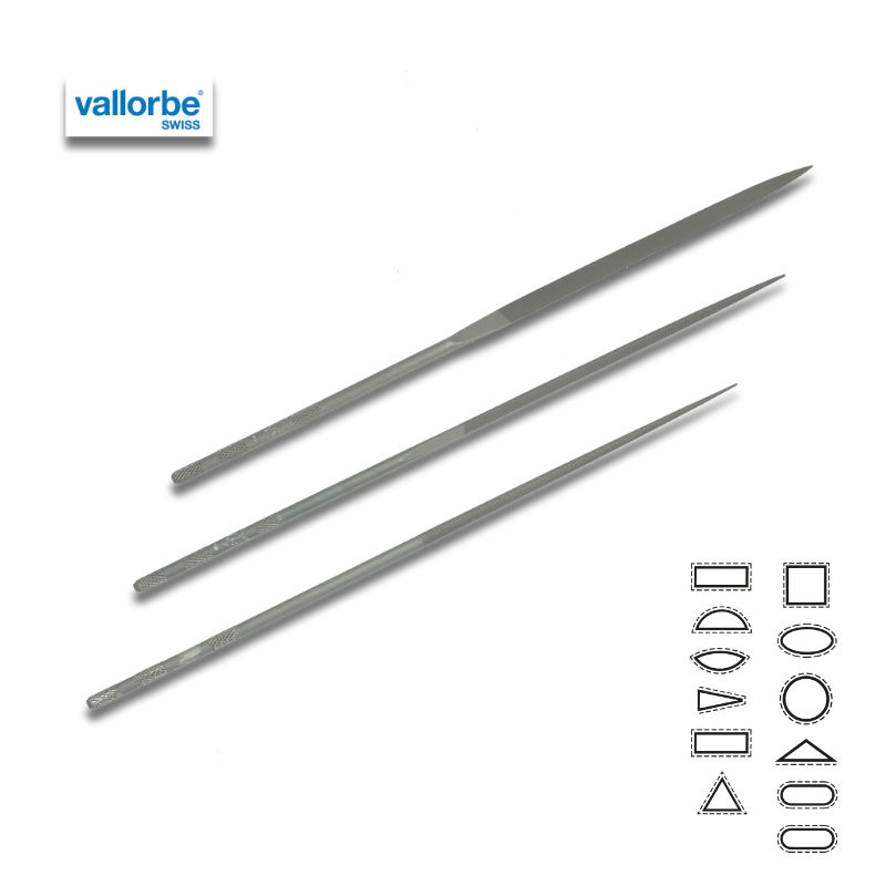 Juweliers Zagen, vijlen en schuren: Vallorbe naaldvijlen