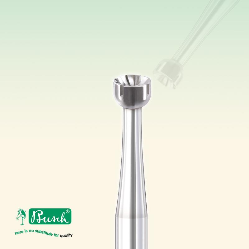 Juweliers Frezen: Holle frezen met 4 groeven ref.411CC