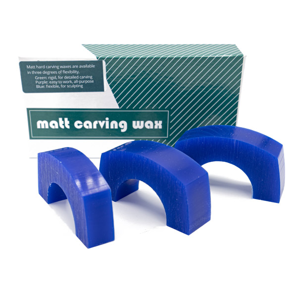 Jewelers Wax: Wax bracelets slices blue