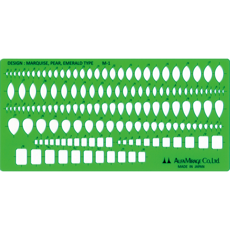 Various Design templates: Drawplate M1