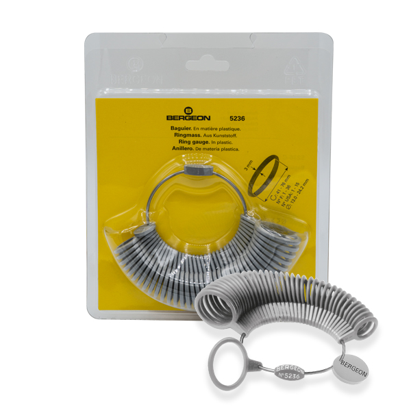 Jewelers Measuring instruments: Bergeon plastic ring gauge