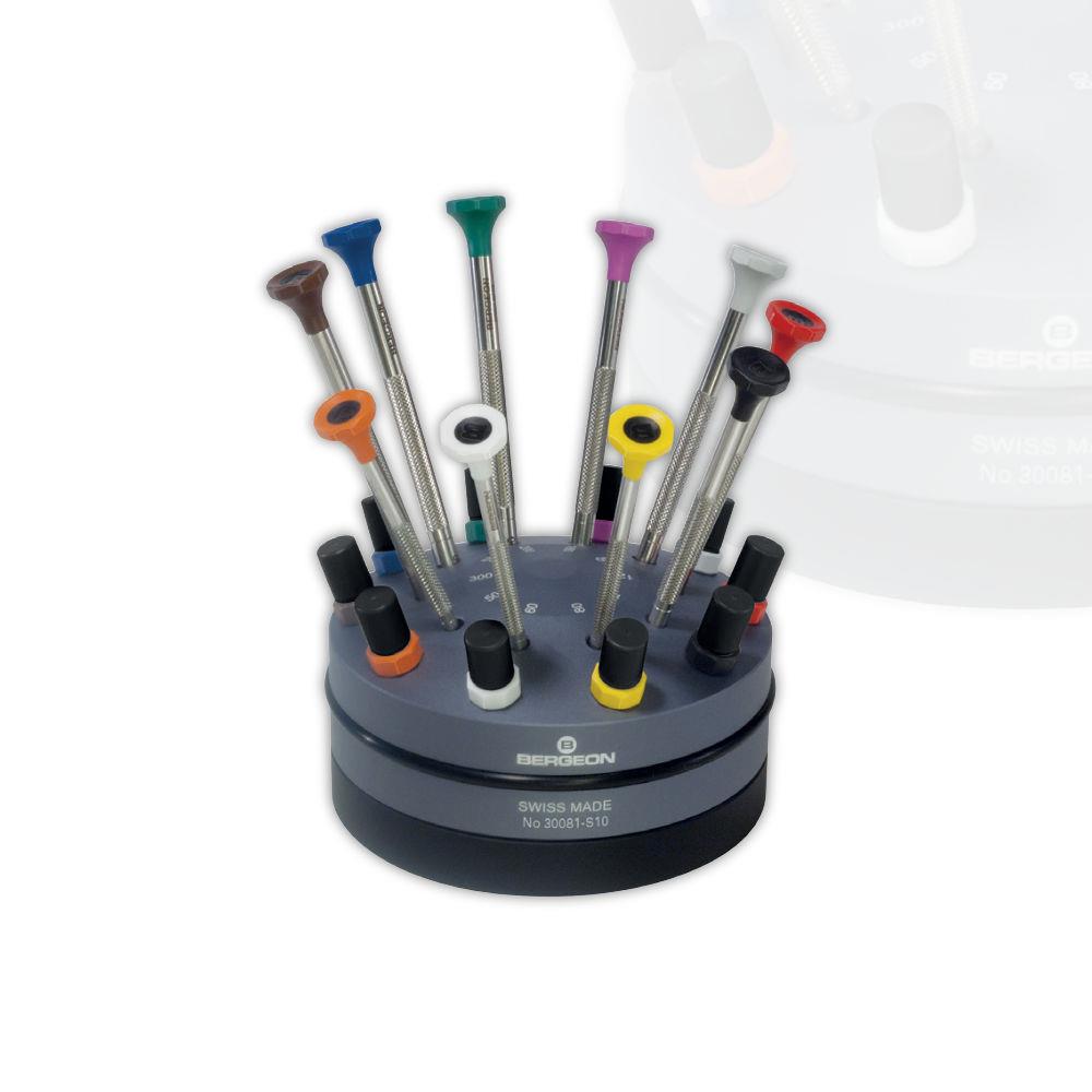 Watchmakers Tools: Screwdrivers set Bergeon 30081-S10