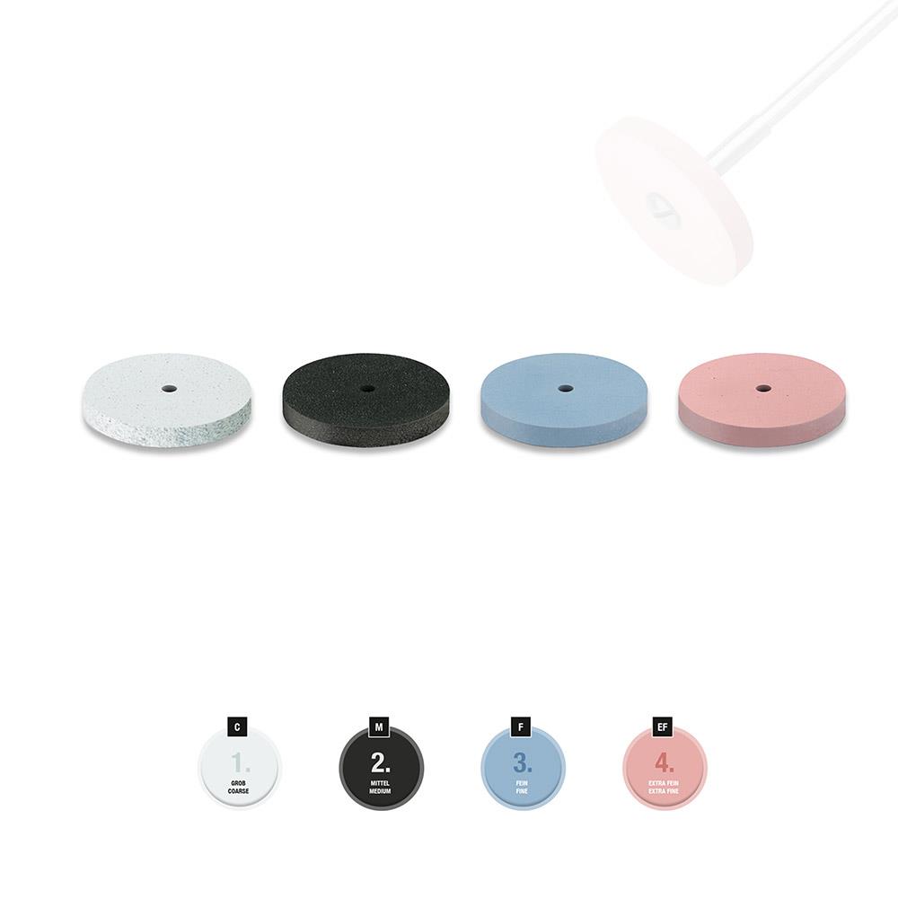 Juweliers Rubbers: EVE schuurrubbers universeel plat
