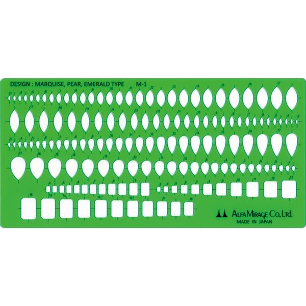 Gereedschap Alfa Mirage tekensjabloon M1